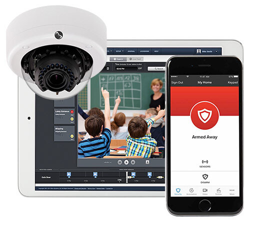 An access control solution paired with video surveillance systems for security solutions in the education industry.