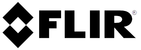 FLIR logo for temperature screening camera technology